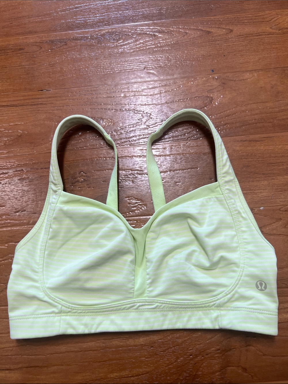 lululemon athletica Light Green Strappy Sports Bra